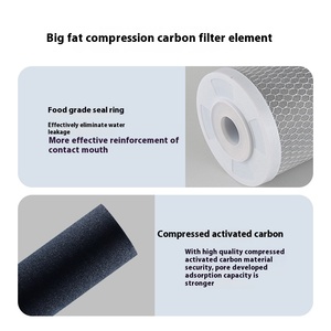 Fabrika doğrudan 10 \ "20 \" yağ filtresi PP/UDF/CTO/hindistan cevizi kabuğu karbon medya RO sistemi kanalizasyon arıtma 1-Year garanti PLC çekirdek - Product Image 4