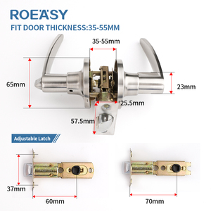 Roeasy USA công nghiệp tay nắm cửa và ổ khóa đòn bẩy xử lý khóa thiết lập Heavy Duty morti khóa cửa - Product Image 3