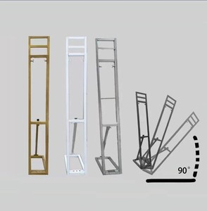 結婚式<span class=keywords><strong>KT</strong></span>ボードブラケット伸縮ポールフラワーガーランド固定スタンド屋外ステージ背景サポートフレーム結婚式の小道具