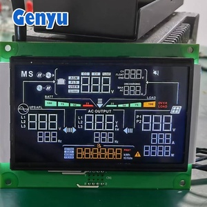 7 Segmental Digital Solar Inverter Display Lcd schermo nero Va segmento personalizzato Display Lcd Inverter modulo Lcd