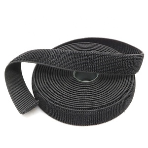 Jane Coo Tamaño personalizado Imprimir logo Ajustable Nylon Colorido Flexible Cable Tie Reutilizable Elástico Gancho y correa de bucle - Product Image 6