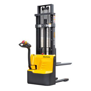 Equipmax 1.0-2.0 Ton Electric Pallet <strong>Stacker</strong> with <strong>USA</strong> Curtis Controller New Condition Powered Truck for Retail Industries - Product Image 1