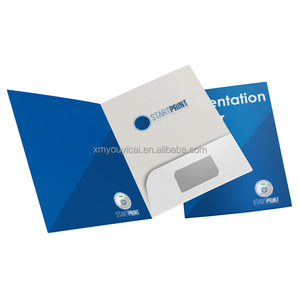 Disesuaikan A4 A5 presentasi dokumen folder Matt/Glossy laminasi bahan kertas dengan Logo pencetakan - Product Image 1