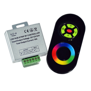 Telecomando a LED CE RoHs 12V 30A 24V 24A 48V RGB Led Neon Strip Light Dimmer Wireless RF Remote Control PWM Led Controller