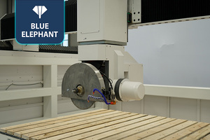 Stein CNC 5-Achsen-Brückensäge Marmor, Küchen arbeits platte Herstellungs maschine mit Italien ESA System Automatic Program Software