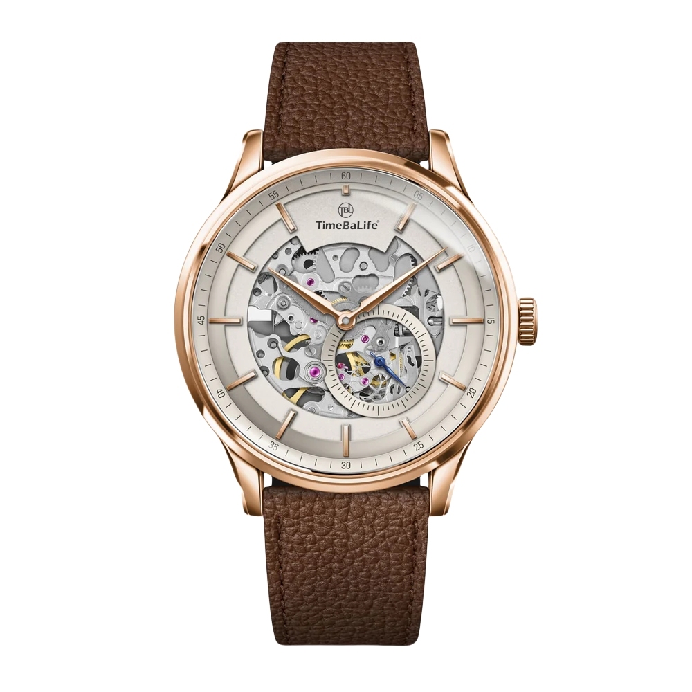 Gold Case Brown Strap