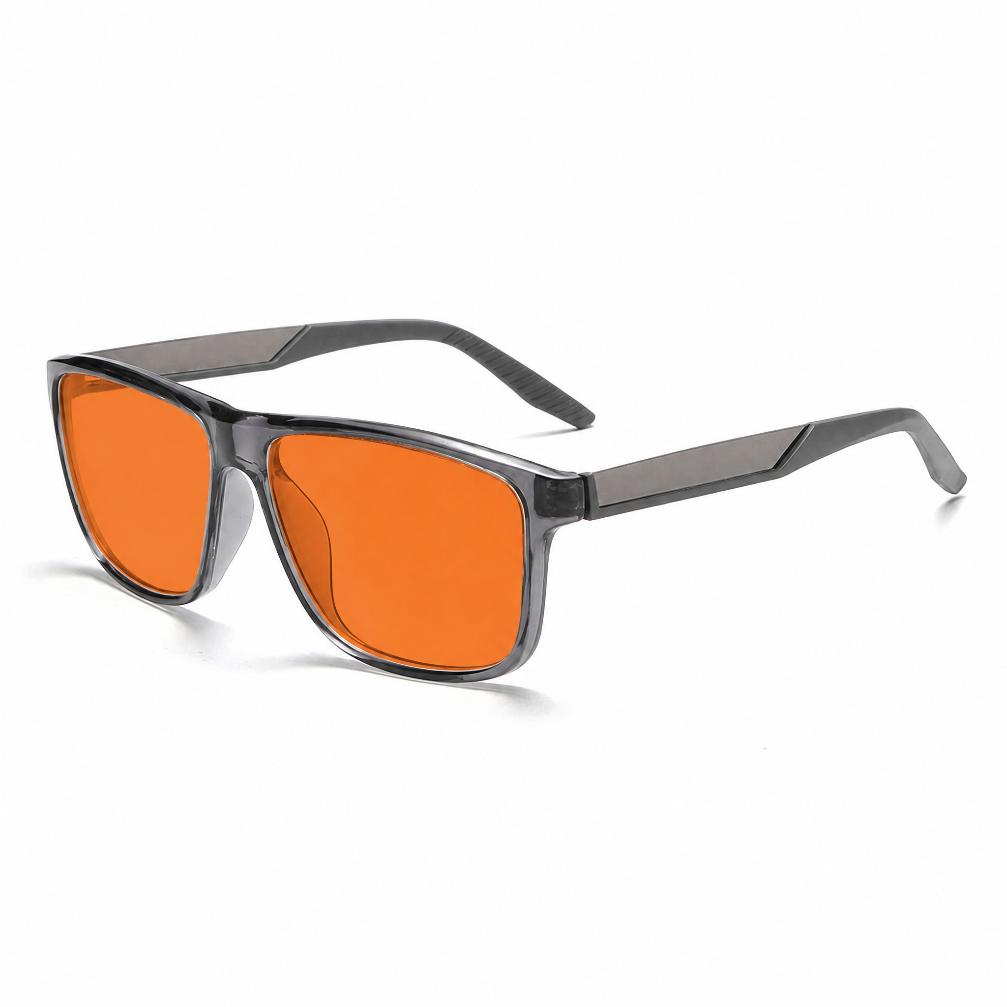 Transparent grey-Orange