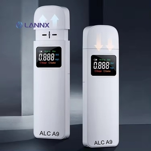 LANNX ALC A9 personalizado al por mayor aliento Alcohol Tester Sensor detectores de Alcohol pantalla sin contacto Color portátil Alcohol Anzlyzer - Product Image 4