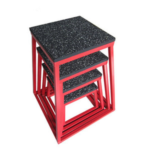 כושר ציוד אימון 4pcs סט עבור <span class=keywords><strong>pylo</strong></span> תיבת קפיצת תיבות plyometric לבית