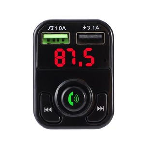BT5.0 vivavoce telefono Bluetooth-MF3 Player doppia porta USB caricatore del telefono trasmettitore FM bluetooth-kit - Product Image 4