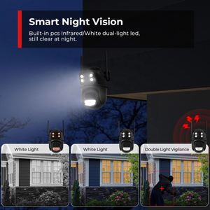 Tele camera Ip Di Sor veglianza Kit Nvr CCTV-Kamerasystem mit Gesichts erkennung Kabel gebundene Sicherheit V380 Long Range Wireless Network Pa - Product Image 5
