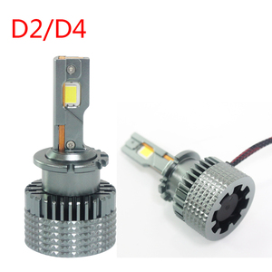 D serisi Led ışık boyutu 12V 55w/ampul 110 w/set Led far D1 D2 D3 D4 D5 11000lm tak ve çalıştır Led ışık araba için 6000k - Product Image 2