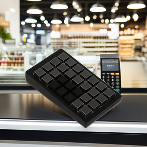 Оптовая продажа K28SW Mini POS USB Беспроводная клавиатура 28-клавишная программируемая для расширенной функциональности