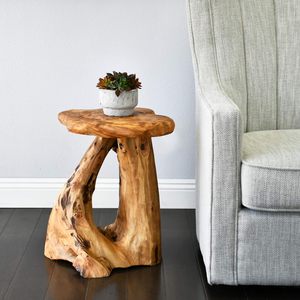 Cây gốc cây phân sống cạnh, cạnh tự nhiên bên bảng, nhà máy đứng, giọng bảng, 14 "cao truy cập phân cho cắm trại, ăn uống, phòng ngủ - Product Image 2
