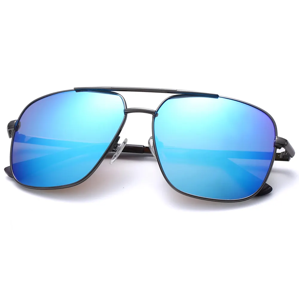 Lentes azules polarizadas populares gafas de sol de la marca romeo boys