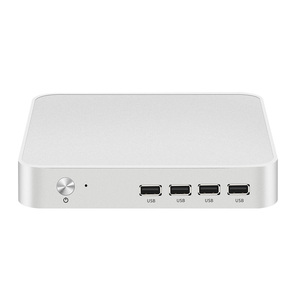 A basso costo Mini Pc colore argento nucleo 2th I5 2520M I3 2350M I7 2640M piccolo Desktop Ddr3L Msata Mini Daul Display computer - Product Image 1