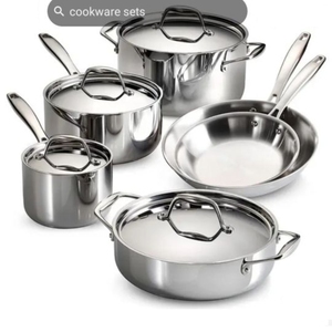 ชุดหม้อทำอาหารและกระทะชุดเครื่องครัวอลูมิเนียมชุดหม้อซอสพร้อมที่จับ - Product Image 1