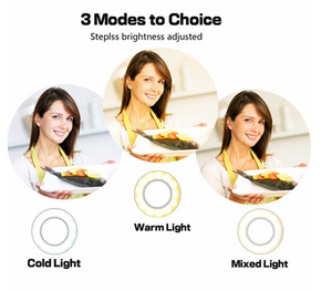 Vòng Đèn Selfie Bán Chạy Nhất 2021 Để Phát Sóng Trực Tiếp Chân Đế Linh Hoạt Đèn Led Phát Trực Tiếp Với Giá Đỡ Điện Thoại Di Động - Product Image 3