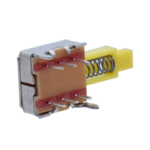 KandensPS22E50ストレートキースイッチ6ピンDIP2P2TセルフロックラッチングスイッチDPDTプッシュボタンスイッチ - Product Image 4