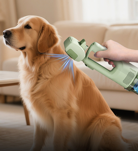 Kablosuz taşınabilir elektrikli köpek Pet fırçalar tarak bakım epilasyon elektrikli süpürge köpek vakum bakım köpek bakım vakum kiti - Product Image 6