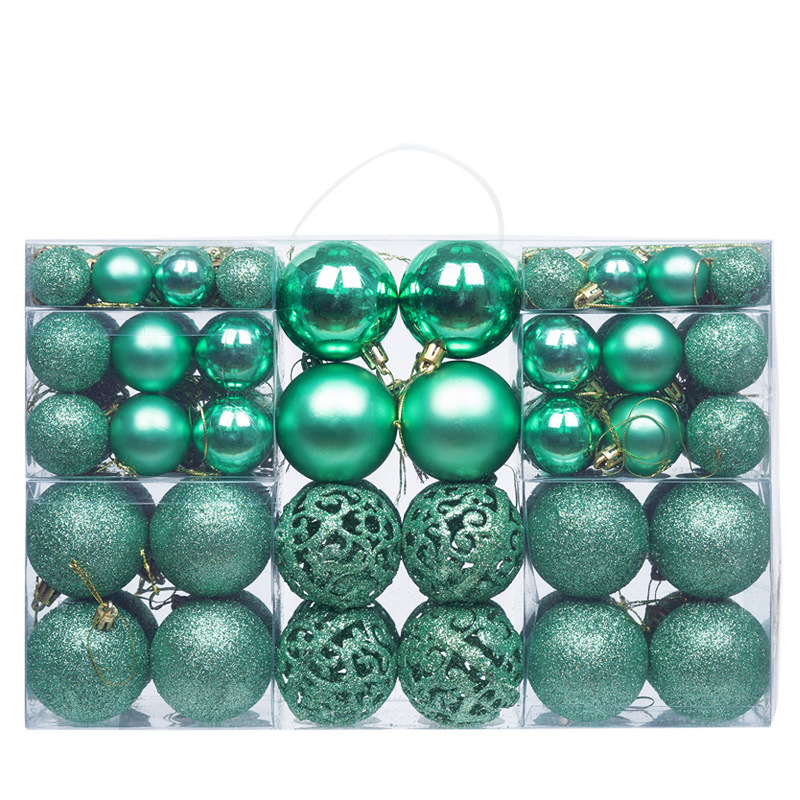 Ensemble 100 pièces vert paon
