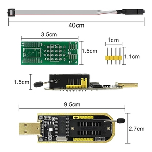 Originale CH341A 24 25 Series EEPROM Flash BIOS modulo programmatore USB + SOIC8 SOP8 Clip di prova per EEPROM 93CXX 25CXX 24CXX - Product Image 6