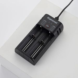 K2ユニバーサルリチウムイオン充電器18650 21700 26650用スマートUSB充電器LCDインジケータ付き過充電保護 - Product Image 3