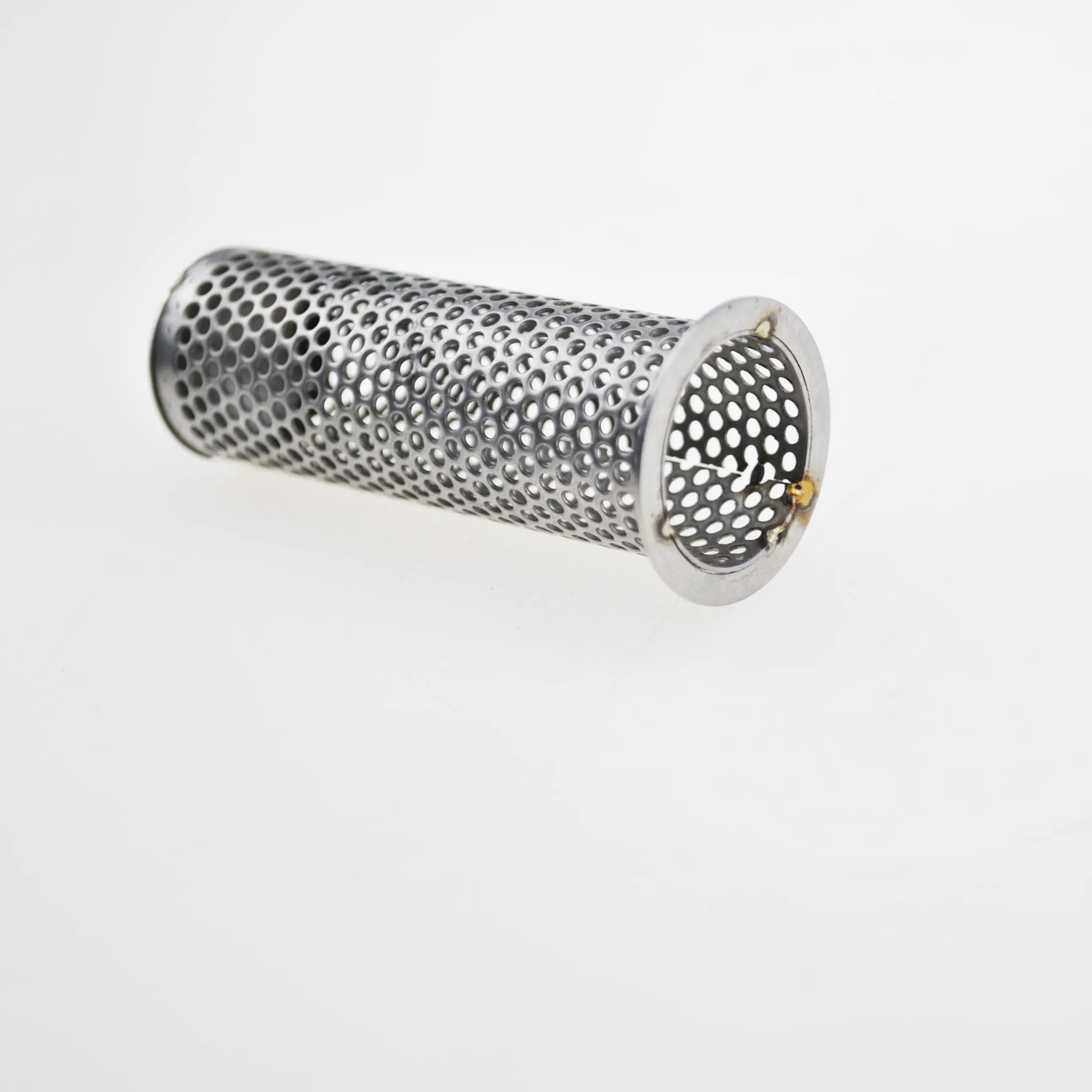 Precise filtration rate stainless steel perforated metal wire mesh filter tube / cartridge for petroleum and gas filtration