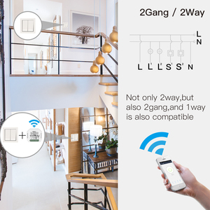 Tuya調光器スイッチモジュールリレーWifiZigbee1ギャング2ギャング2way3wayスマートホームオートメーションシステムAlexaAcho MOESファクトリー - Product Image 3