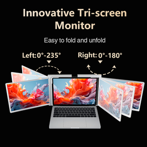 13,3-Zoll-Dreifachbild-Computermonitor 3-fach tragbare Doppel bildschirme für Laptops Tri Screen Extender S350 - Product Image 5