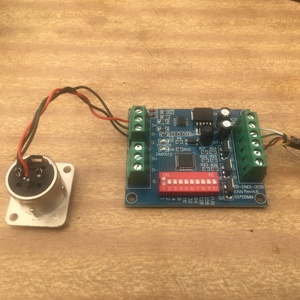 Оптовая цена DC5V-24V 4CH 4 канала RGBW dmx512 Контроллер платы DMX декодер диммер драйвер для ламп светодиодный модуль