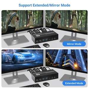 SY 2 In 2 Out 7680*4320/60Hz Puerto de pantalla Interruptor HDMI de doble pantalla Múltiples entradas y salidas Interruptor HDMI 8K