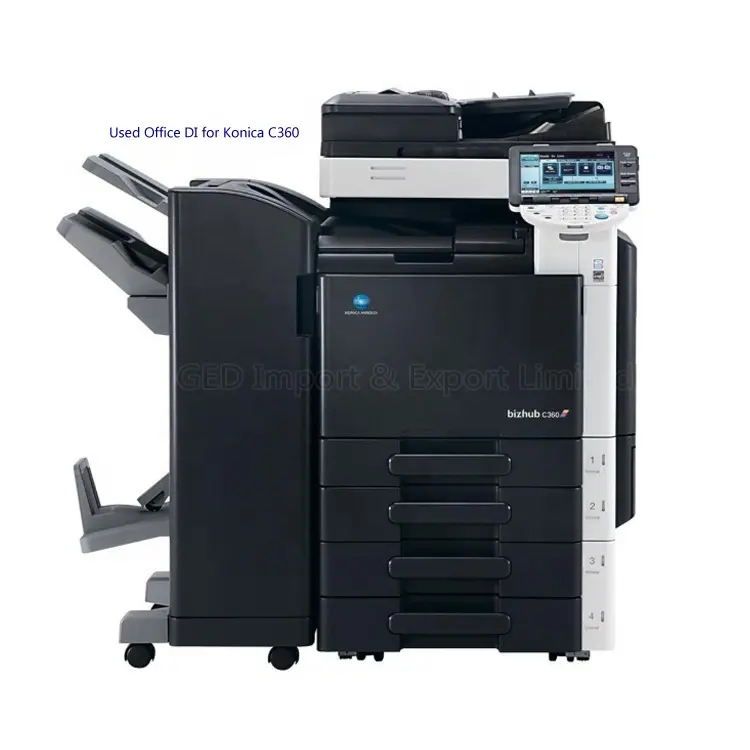 Imprensa digital impressão laser di, impressora fotocopiadora manual com peixe mpf para konica minolta bizhub c227 c287 c360