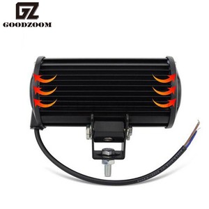 GOODZOOM 24V Ledワークライト12V自動Ledポッドライト5レンズLedドライブライトオフロードトラック13W - Product Image 3