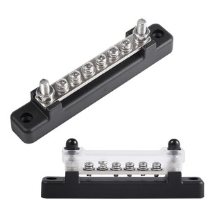 6 Terminal pil bara Bus bara kırmızı siyah güç dağıtım Terminal bloğu - Product Image 2