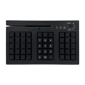 Оптовая продажа KB50MS/D вишневые пользовательские клавиши программируемая клавиатура POS 3 дорожки MSR с высококачественными клавиатурами - Product Image 2
