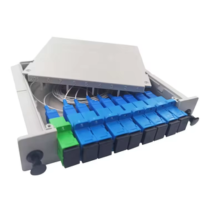FTTH SC APC SC UPC 1x8 LGX Box 1:8 Plug-In tipo PLC fibra ottica Splitter WiFi IP 4G 3G TCP reti uso esterno 1310nm 1550nm - Product Image 4