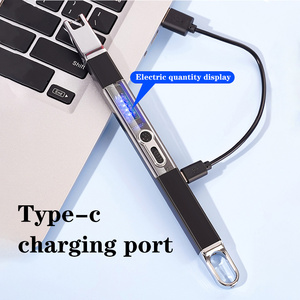 定制标志便携式电脉冲打火机usb-c充电防风无焰电弧蜡烛点火派对现代设计 - Product Image 5