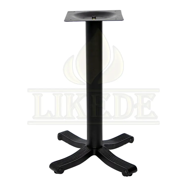 Base de table en fonte pour patio, 1 pièce, style européen et américain, décor de lettres en marbre