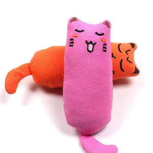 Juguete interactivo de hierba gatera para gatos, juguete de felpa para masticar, suave, para interiores, venta al por mayor - Product Image 2