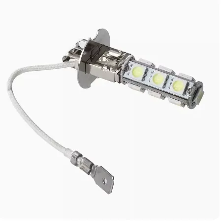 高輝度13SMD5050チップフォグランプ高視認性アクセサリーを備えたH1H3防曇LEDカーランプ