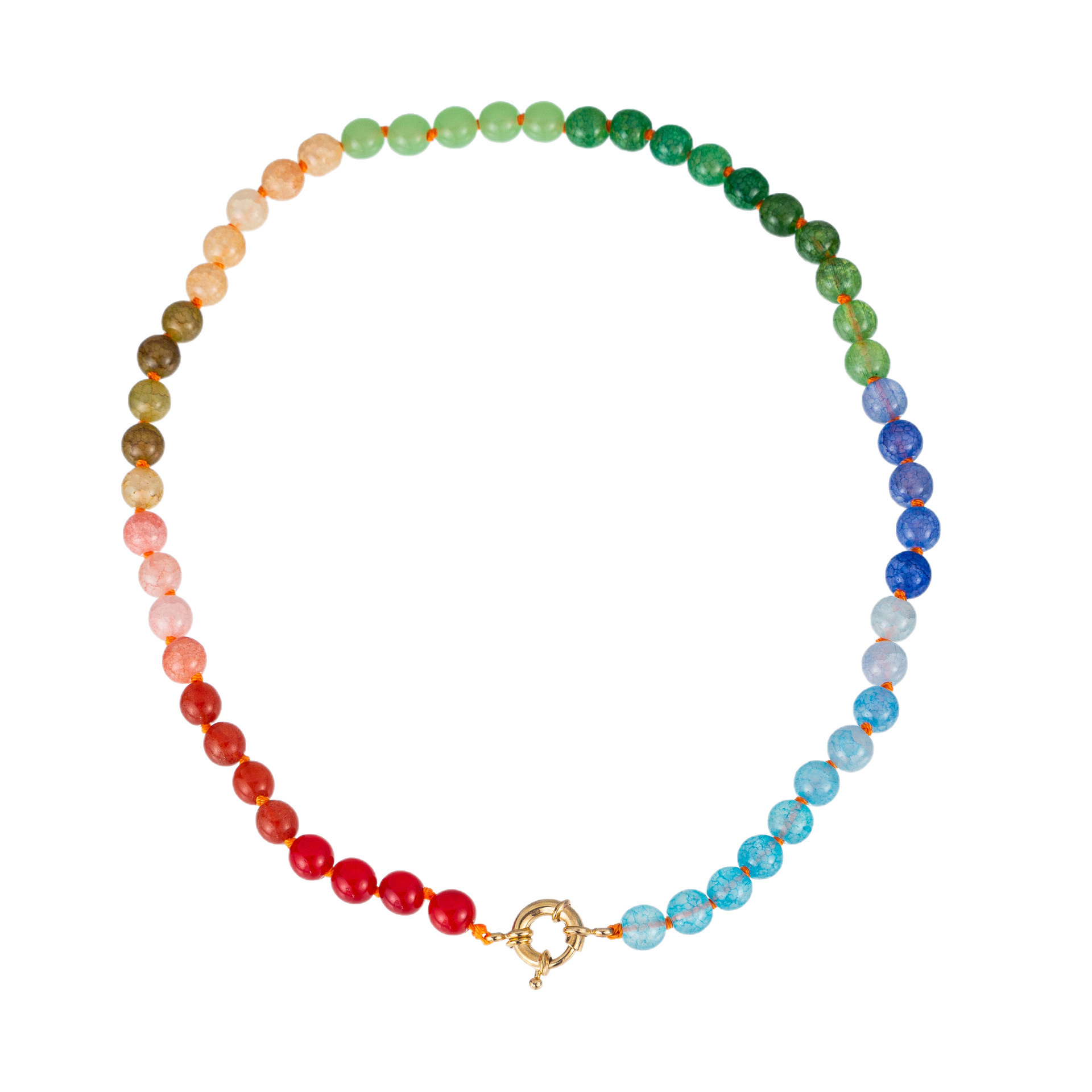 red Round bead-no. 7