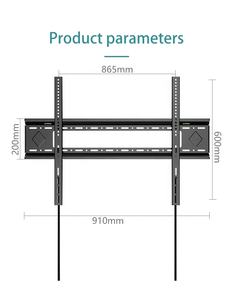 Kaloc nhà máy e85 New phổ cố định LCD <span class=keywords><strong>TV</strong></span> đứng Wall <span class=keywords><strong>Mount</strong></span> Bracket cho 40 ''-100'' <span class=keywords><strong>Plasma</strong></span> LED <span class=keywords><strong>TV</strong></span> núi - Product Image 6