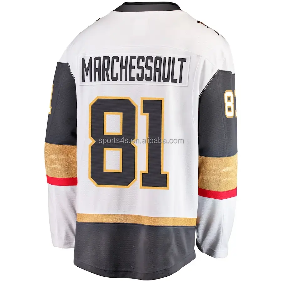 Personalizzato Vegas Golden Knight cucito retrò Hockey su ghiaccio acquista ricamo USA Hockey 61 pietre 81 divise Marchessault