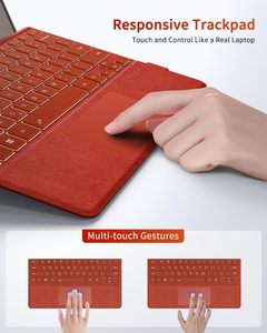 2024热销超薄触摸板定制语言键盘适用于微软Surface Go 1 2 3 4 Pro 3 4 5 6 7 Pro 8 9 X键盘 - Product Image 2