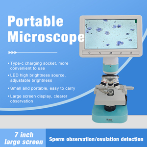 Analizzatore di spermatozoi test microscopio sperma veterinario con microscopio di rilevamento dello sperma a 7 schermi - Product Image 6