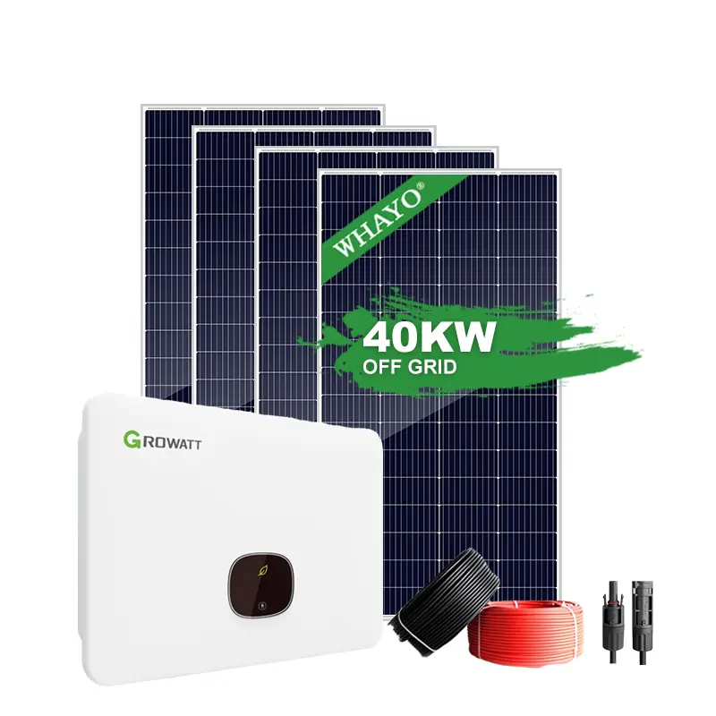 Fornecimento direto da fábrica em sistema solar de grade 10kw 20kw 30kw 40kw 50kw preço doméstico sistema de energia solar kit on-grid