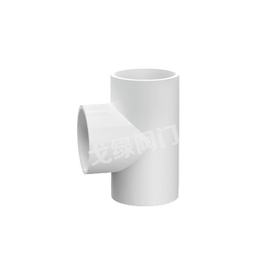 SCH40ข้อต่อสามทางทำจากพลาสติก1/2นิ้วตัวยืด PVC อุปกรณ์ท่อน้ำ - Product Image 1
