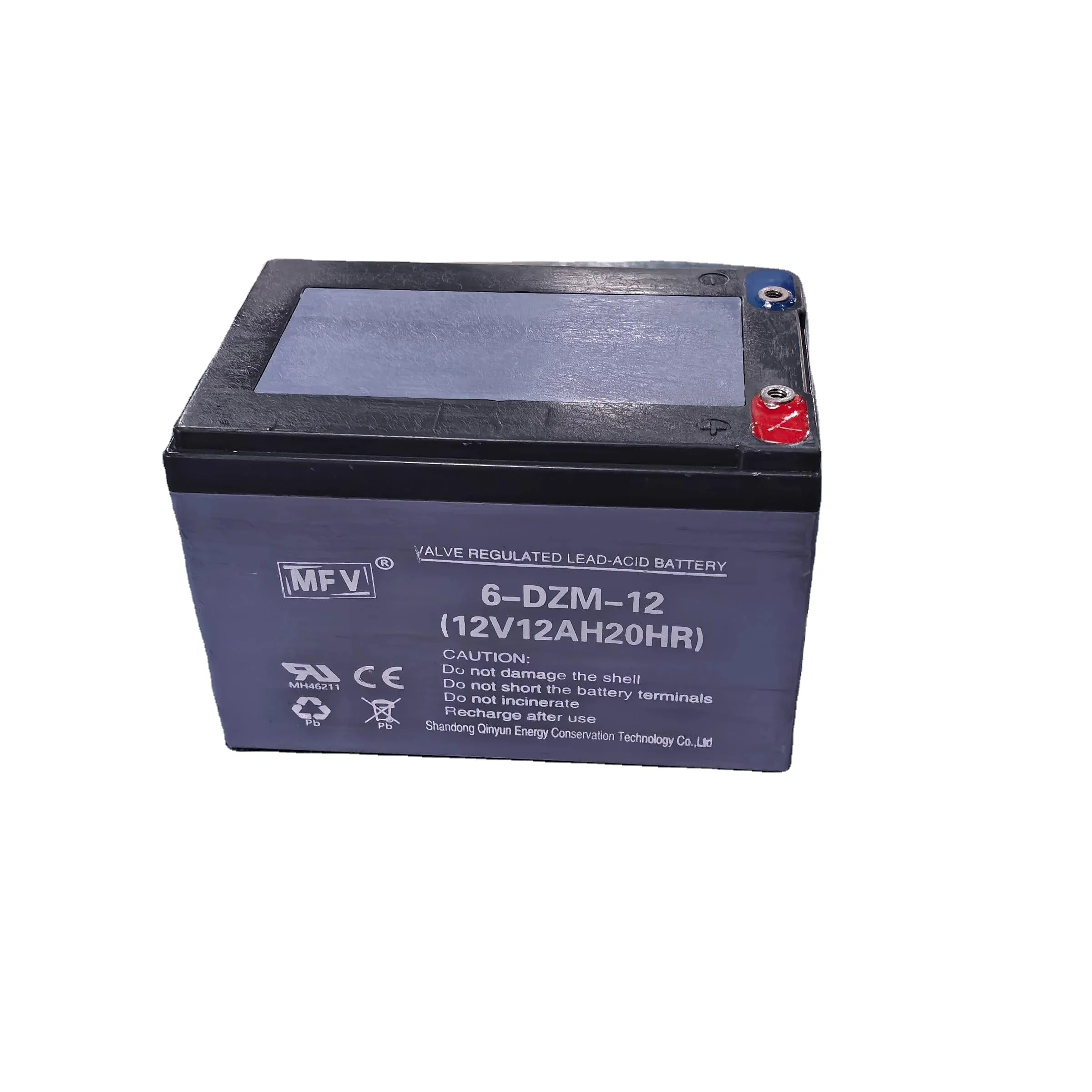 12V 12Ah Rechargeable Lead-Acid Battery for Electric Bicycles 3-Year Warranty