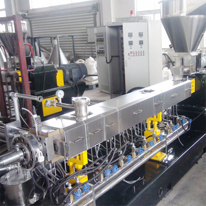 <strong>Plastic</strong> Extruder Twin Screw Machinery Pvc Granules <strong>Production</strong> <strong>Line</strong>